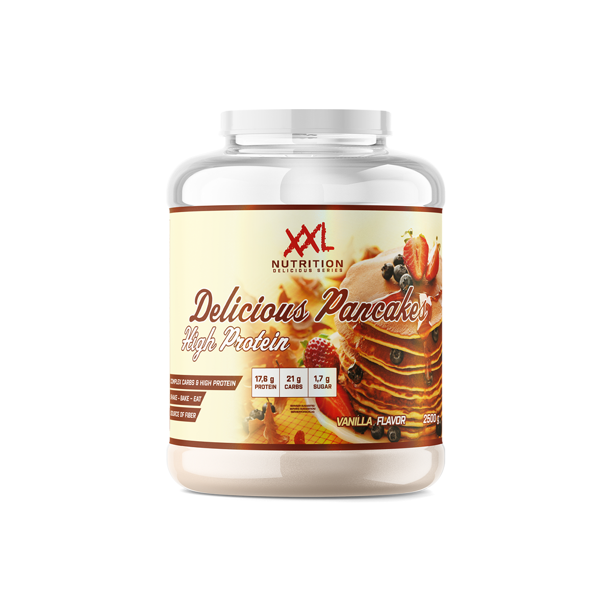 Delicious Protein Pancakes Original Pancake - Vanille / 2500 g
