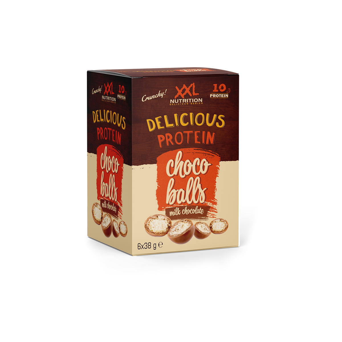 Delicious Protein Choco Balls - Chocolade / 38 g / 6-pack