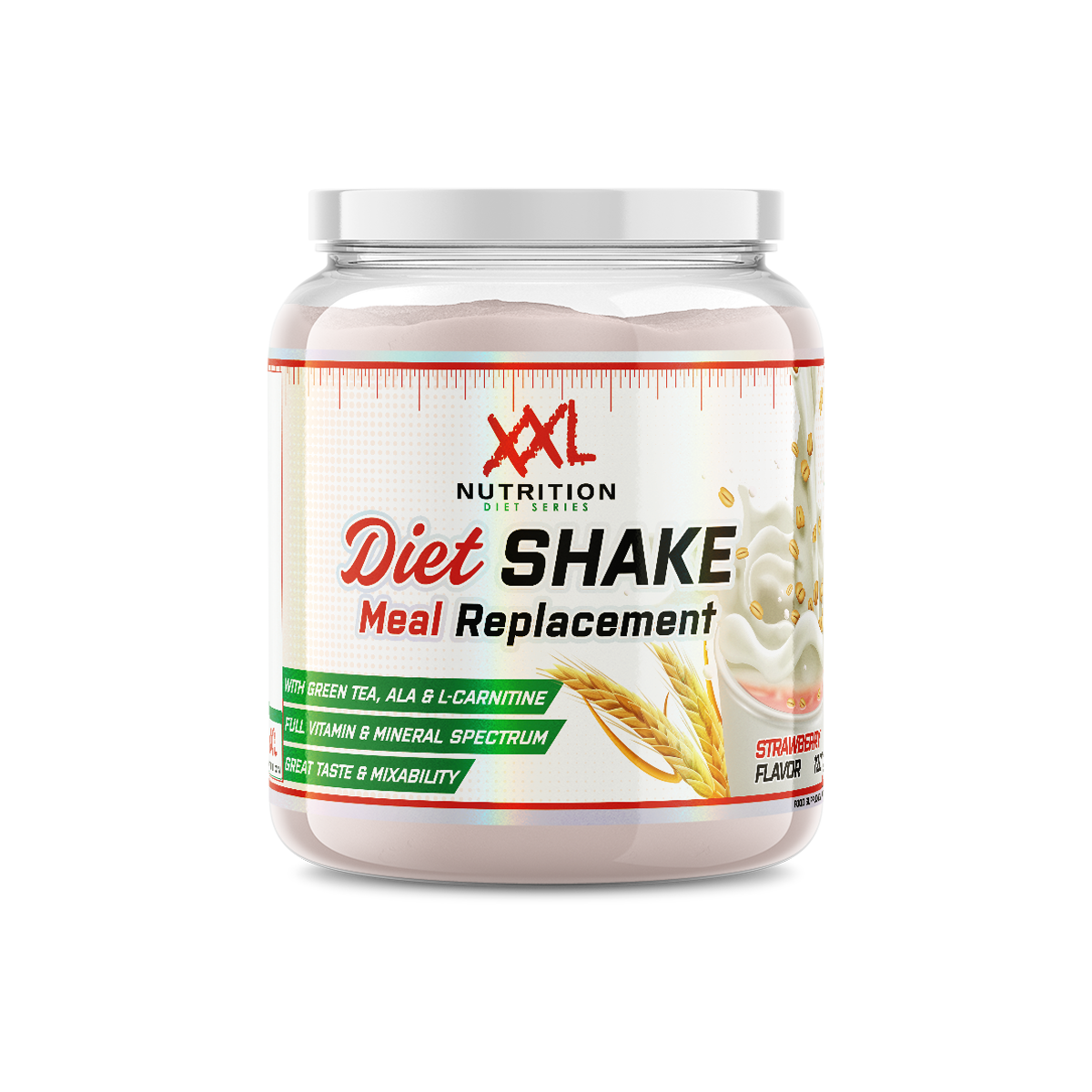 Diet Shake - Aardbei / 1200 g / Standaard
