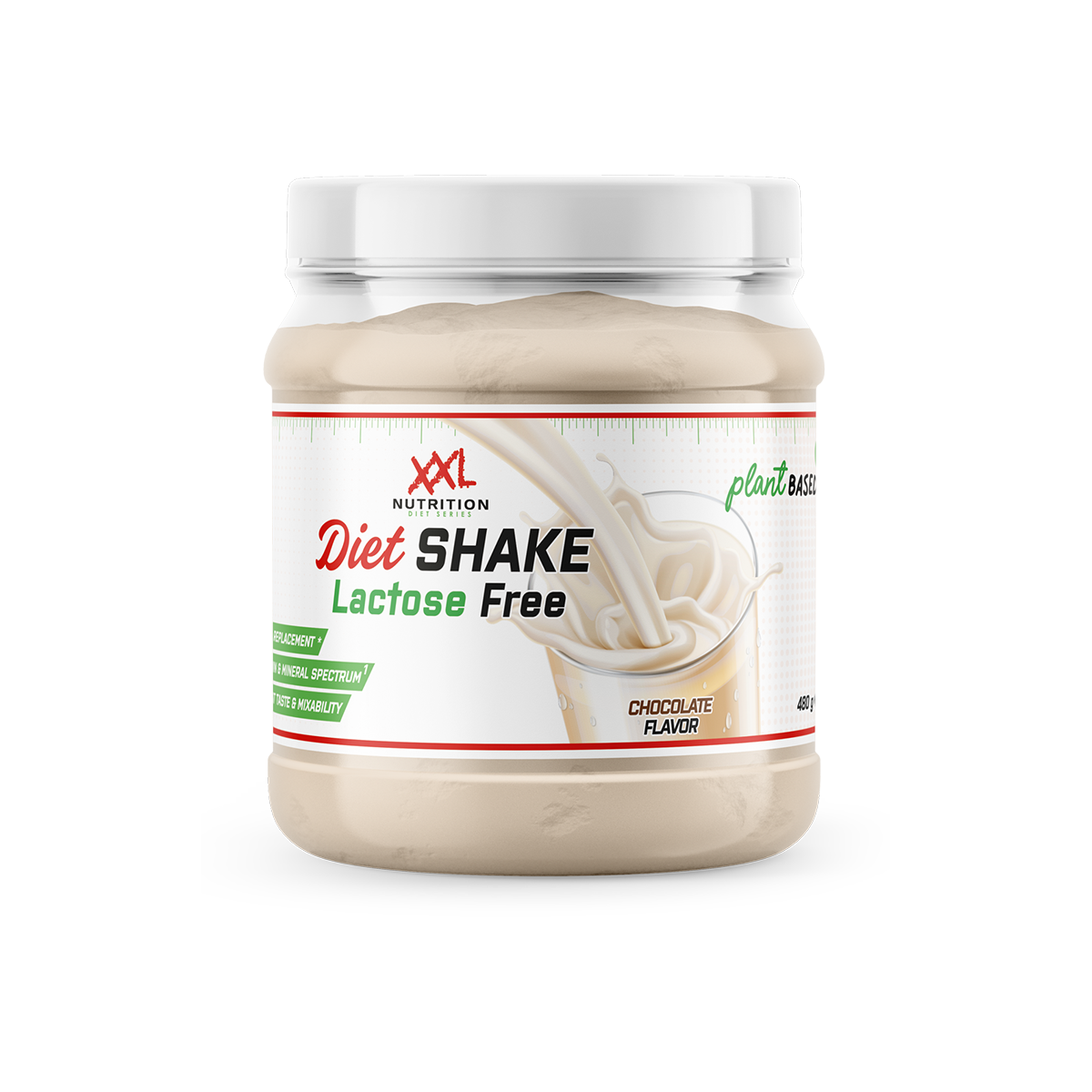 Diet Shake - Lactose Free - Chocolade / 480 g