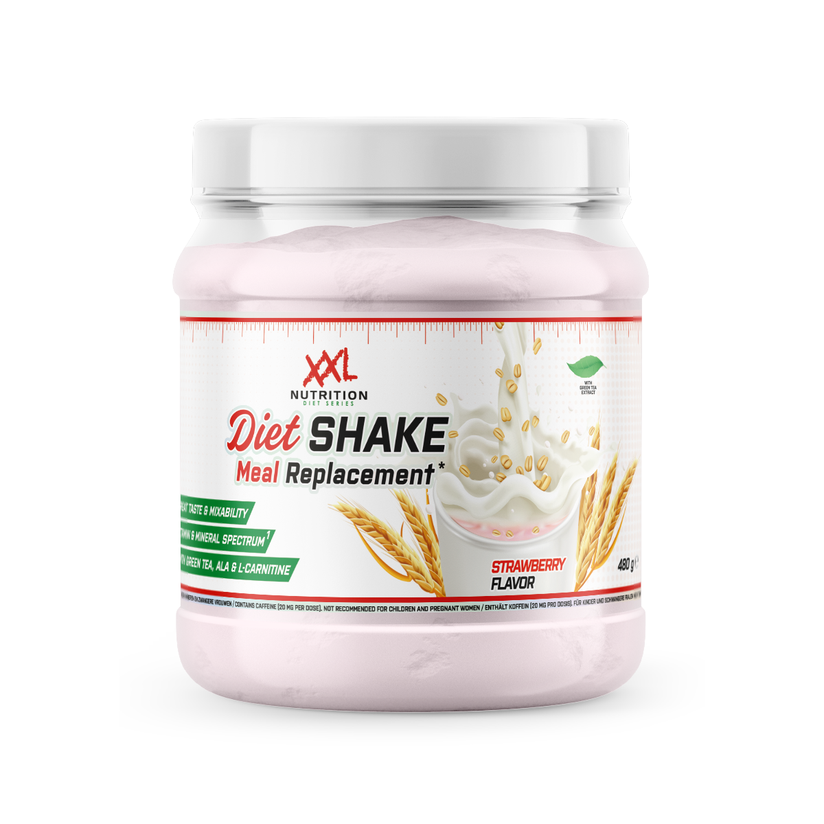Diet Shake - Aardbei / 480 g / Standaard