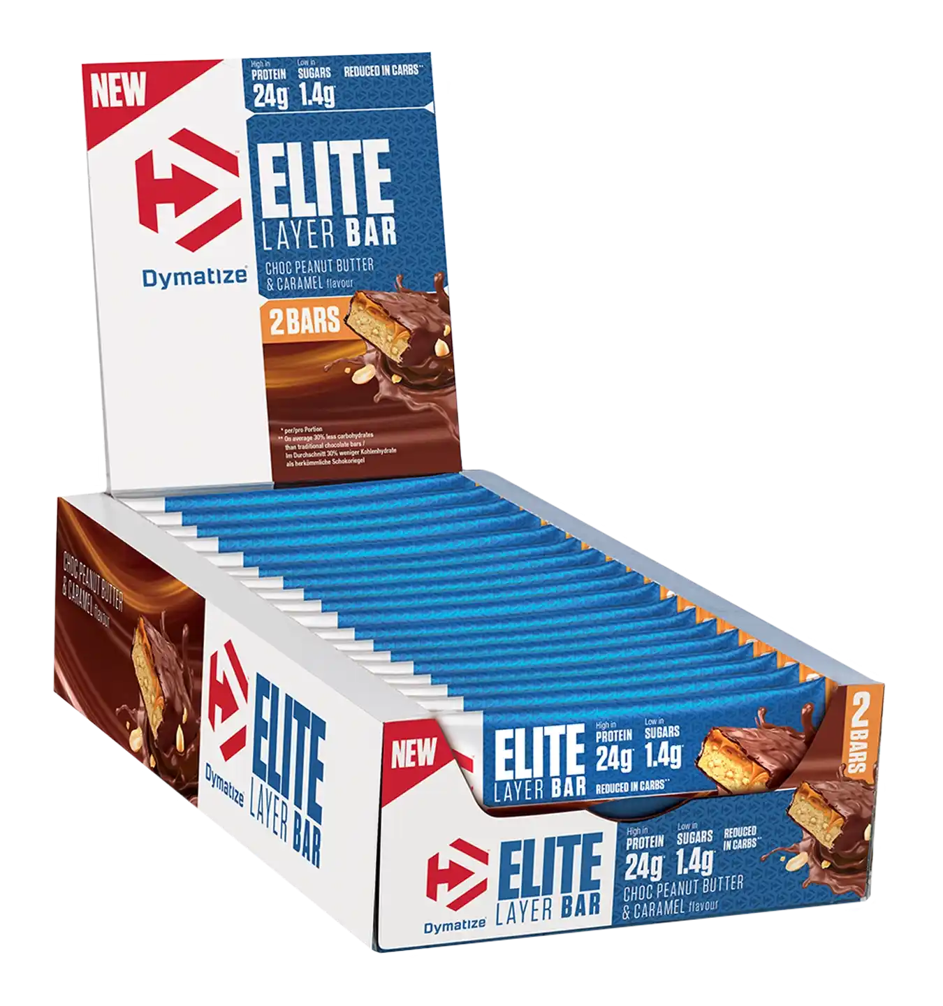 Elite Layer Bar - 18 repen / Choco Peanut Butter & Caramel
