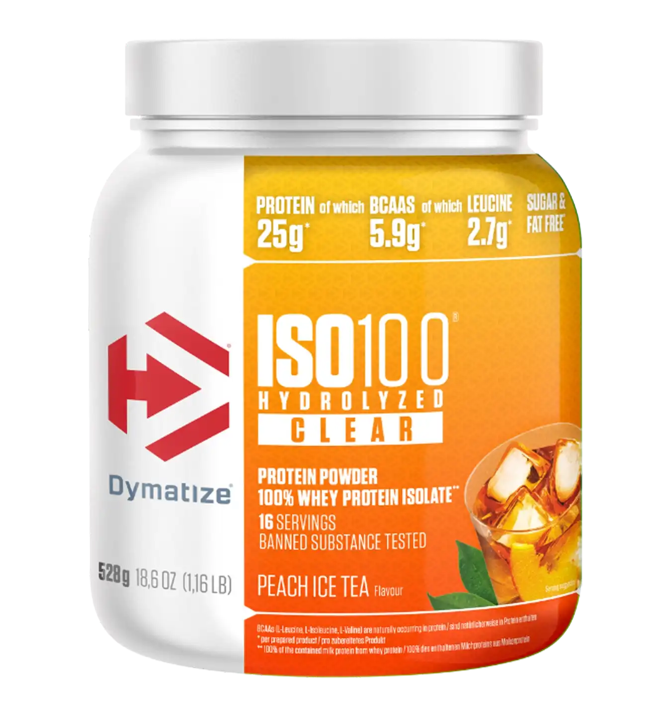 ISO-100 Clear - 512g / Peach Ice Tea