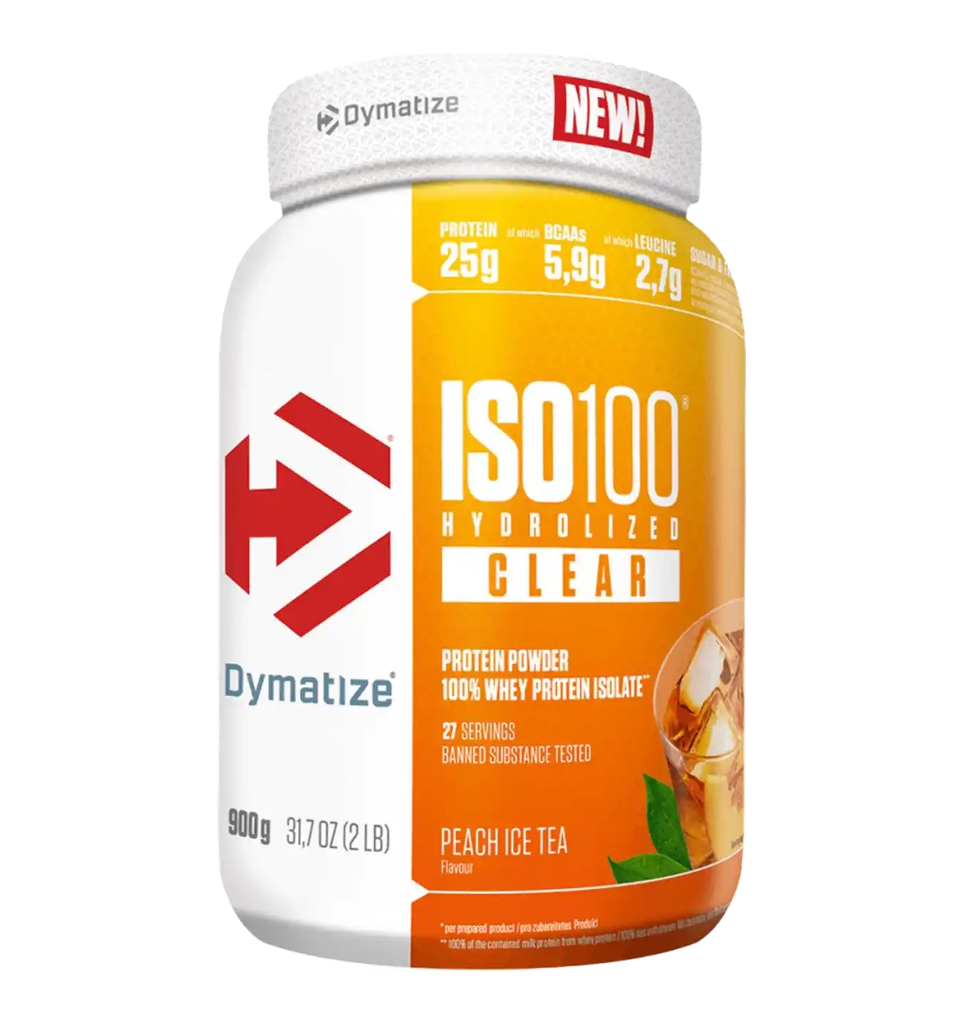 ISO-100 Clear - 900 g / Peach Ice Tea