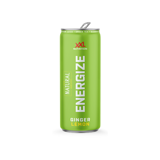 Energize Energy Drink Black - Zero - Citroen / 330 ml / 6-pack / Groen