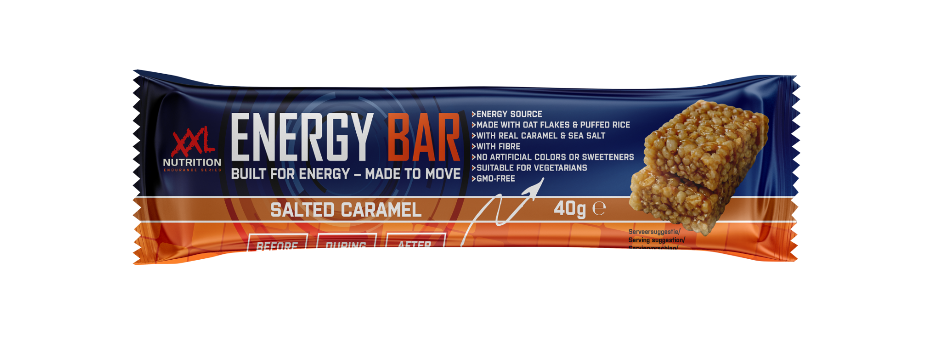 Energy Bar Cranberry Raisin 1 reep - Karamel / 40 g / 1 reep
