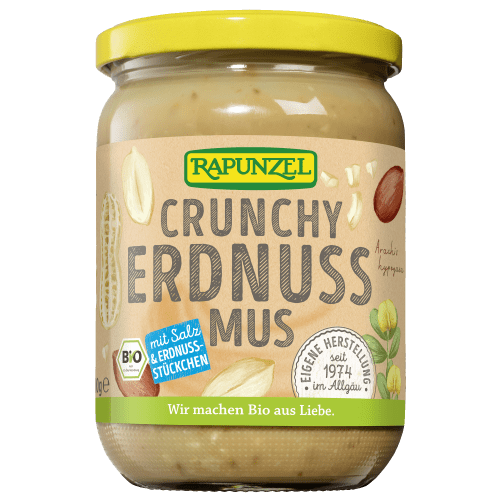 Crunchy peanutbutter with salt bio - 500 g