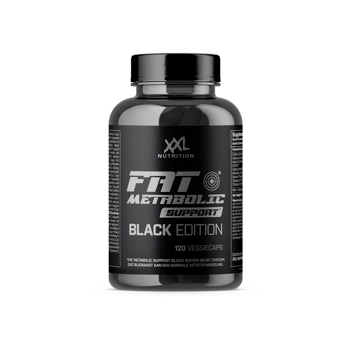 Fat Metabolic Support Black Edition - 120 capsules / Zwart