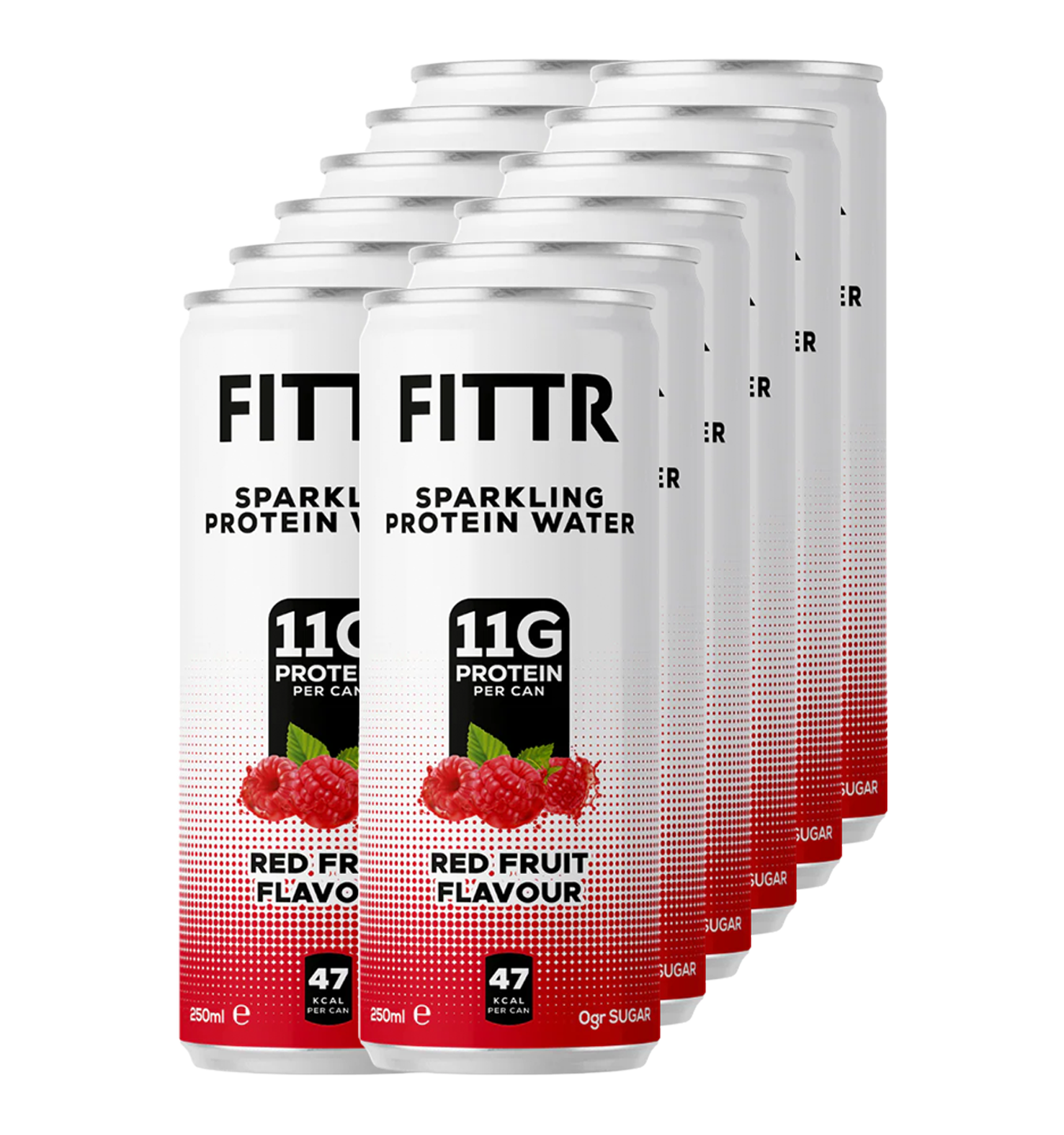 Sparkling Protein Water - 12x 250 ml / Red Fruit