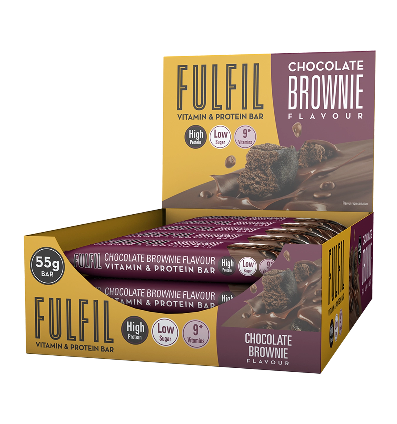 Fulfill Vitamin & Protein Bars - 15 repen / Chocolate Brownie