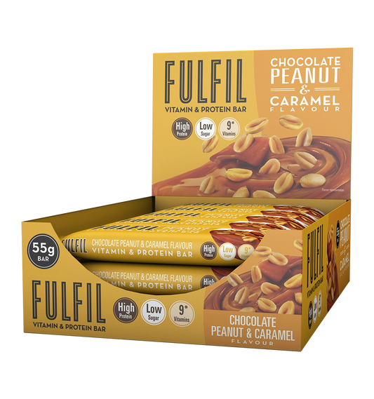 Fulfill Vitamin & Protein Bars - 15 repen / Choco Peanut & Caramel