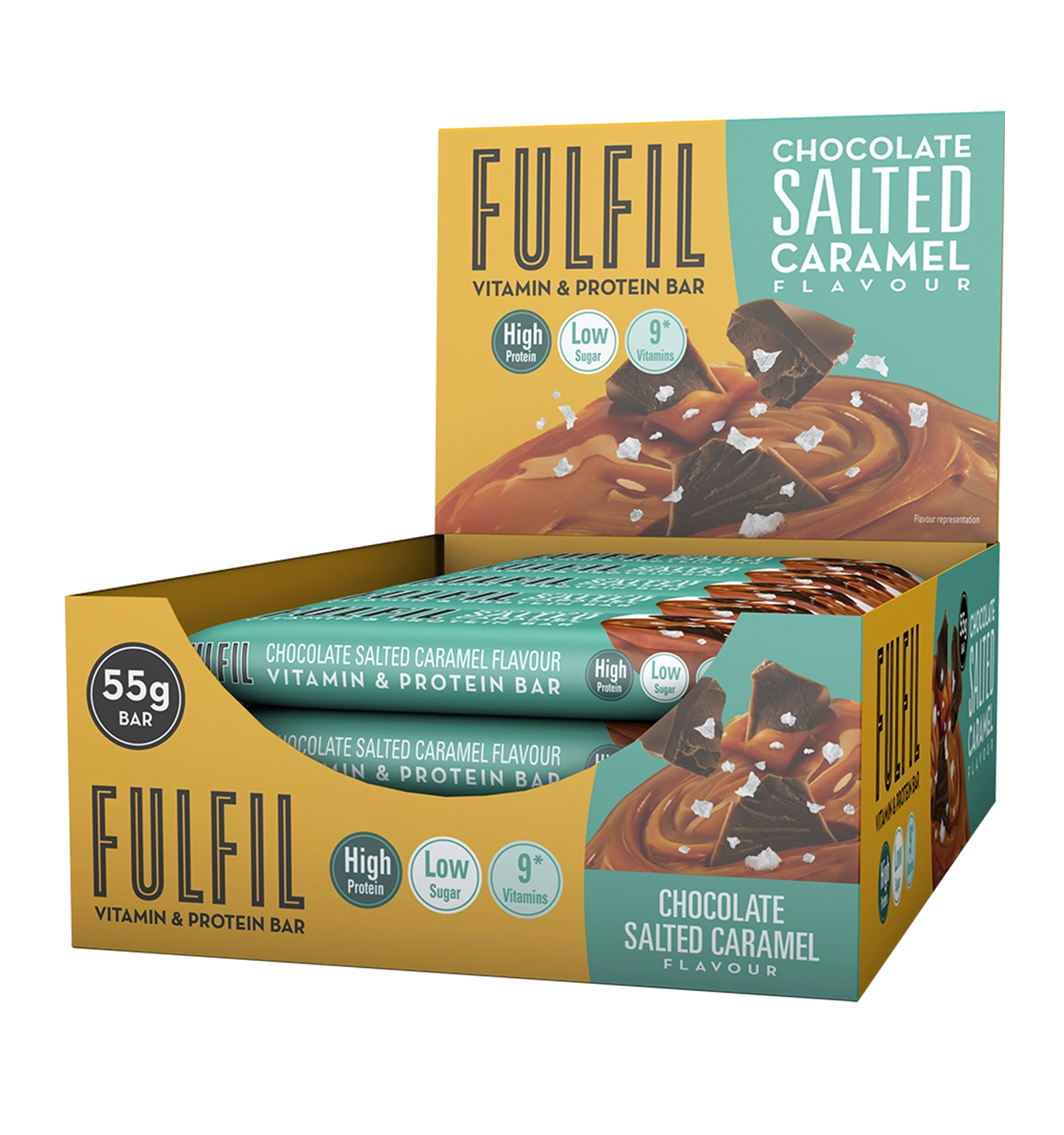 Fulfill Vitamin & Protein Bars - 15 repen / Chocolate Salted Caramel