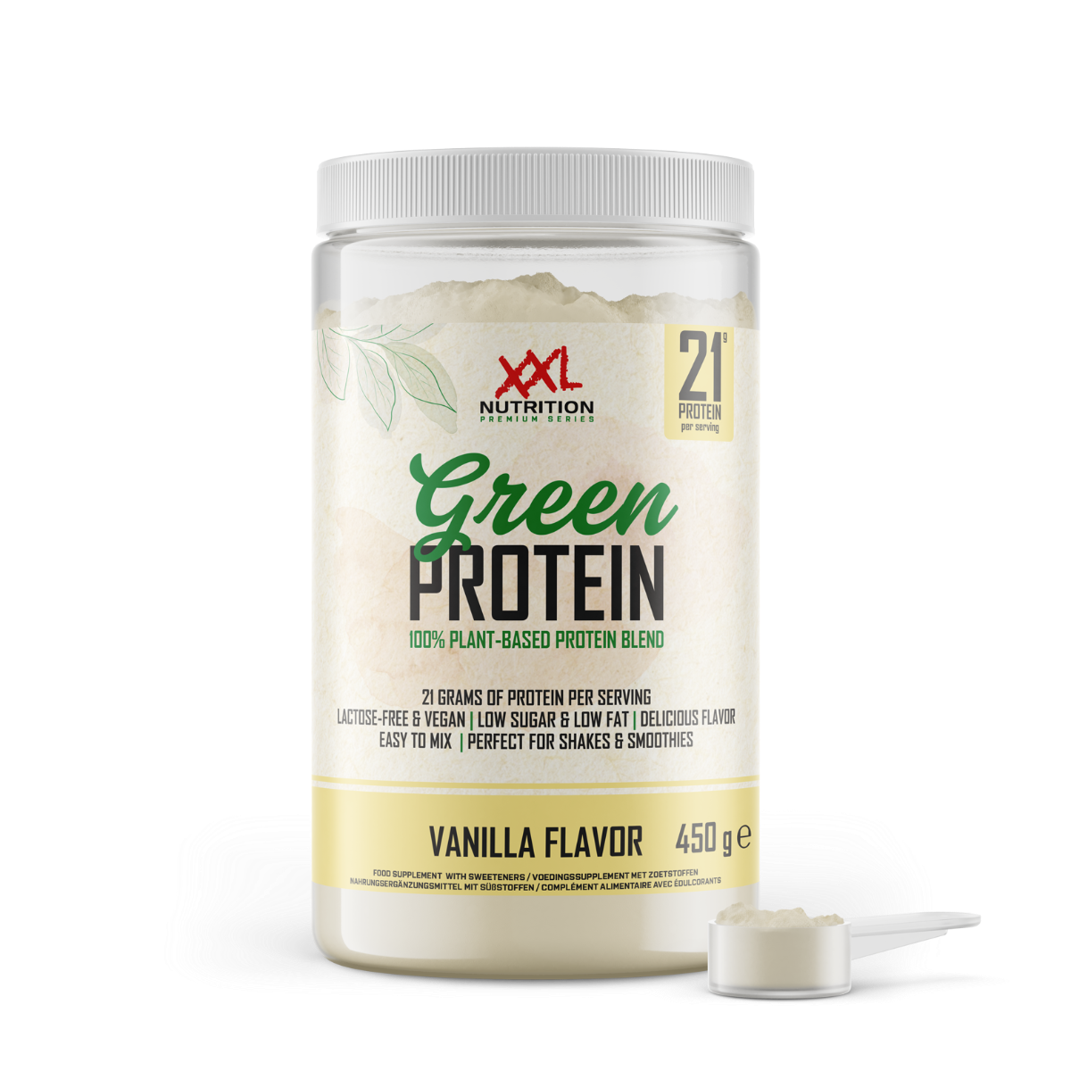 Protein Iced Coffee Karamel - Vanille / 450 g / Groen