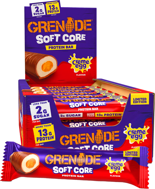 Soft Core Creme Egg Protein Bar - 18 repen - Creme Egg