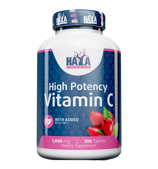 Vitamin C With 1000mg Rose Hips - 100 tabl