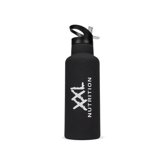 Insulated Straw Bottle - 500 ml / Zwart