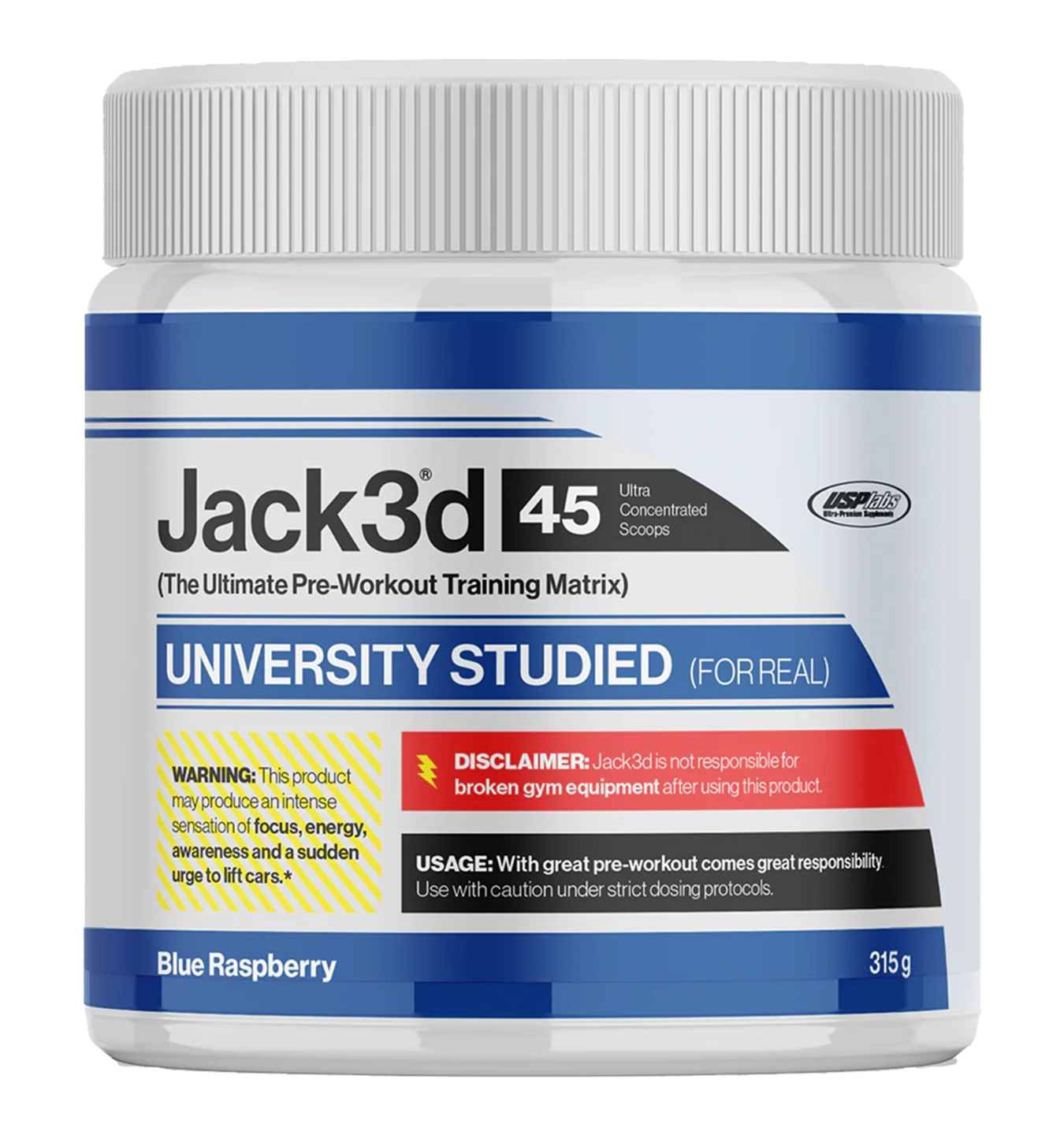 Jack3d Advanced - 45 servings / Blue raspberry