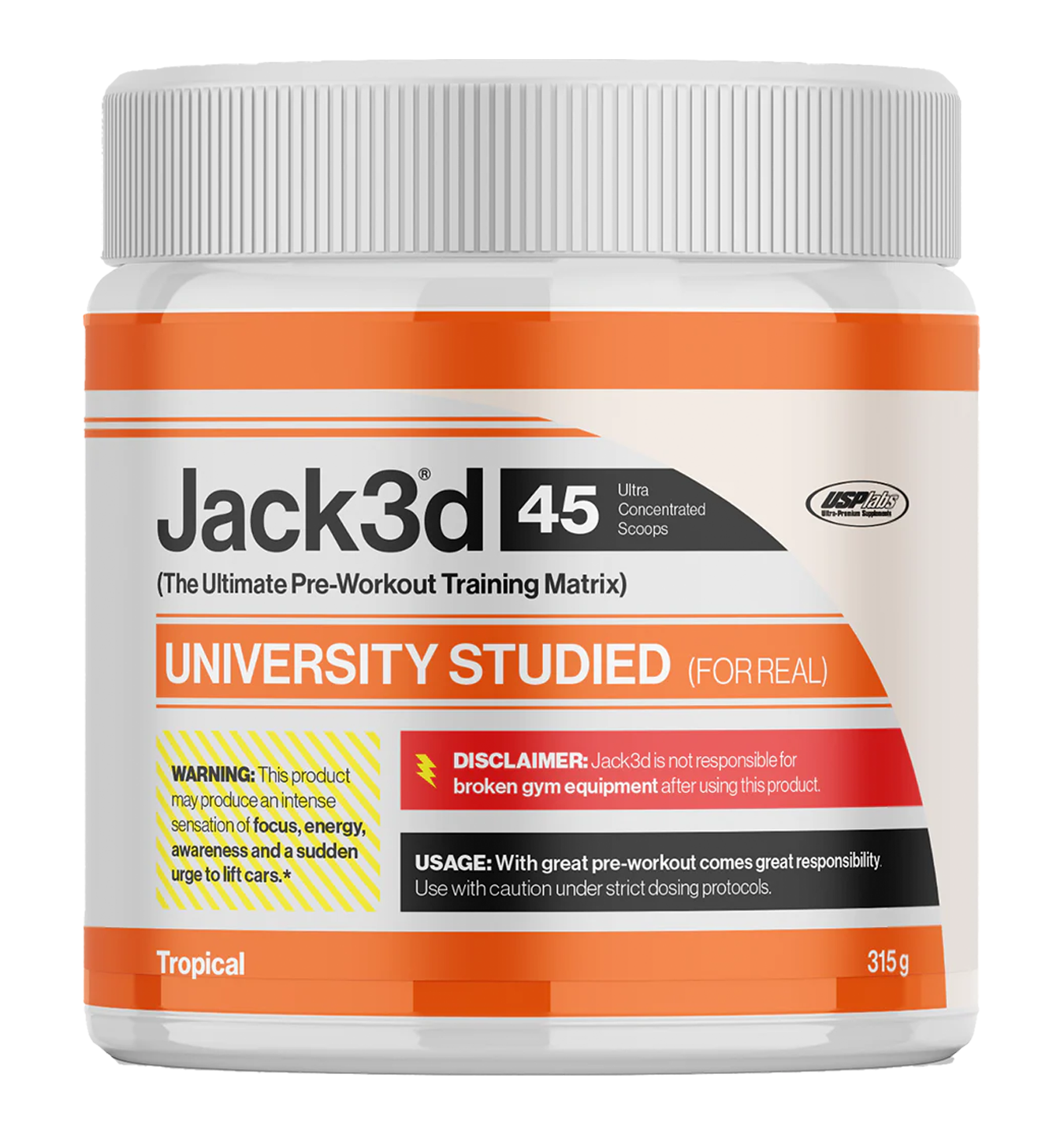 Jack3d Advanced - 45 servings / Tropical