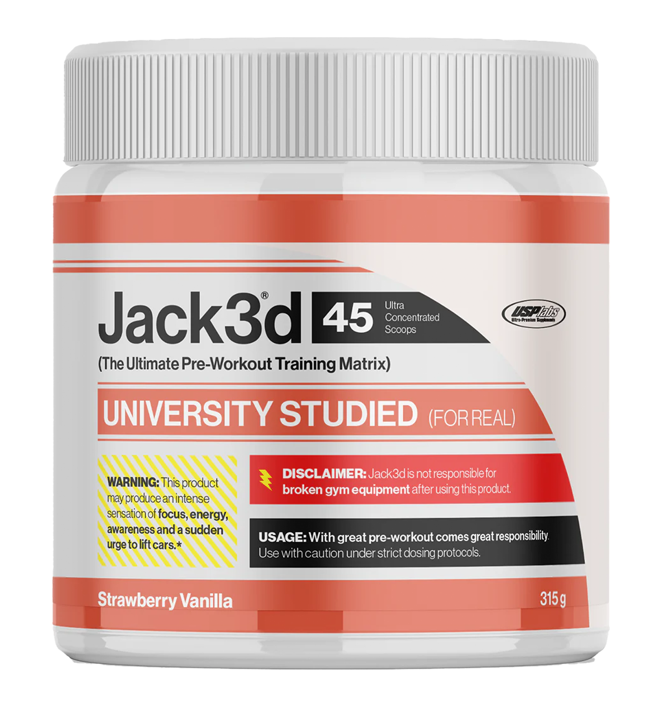 Jack3d Advanced - 45 servings / Strawberry Vanilla