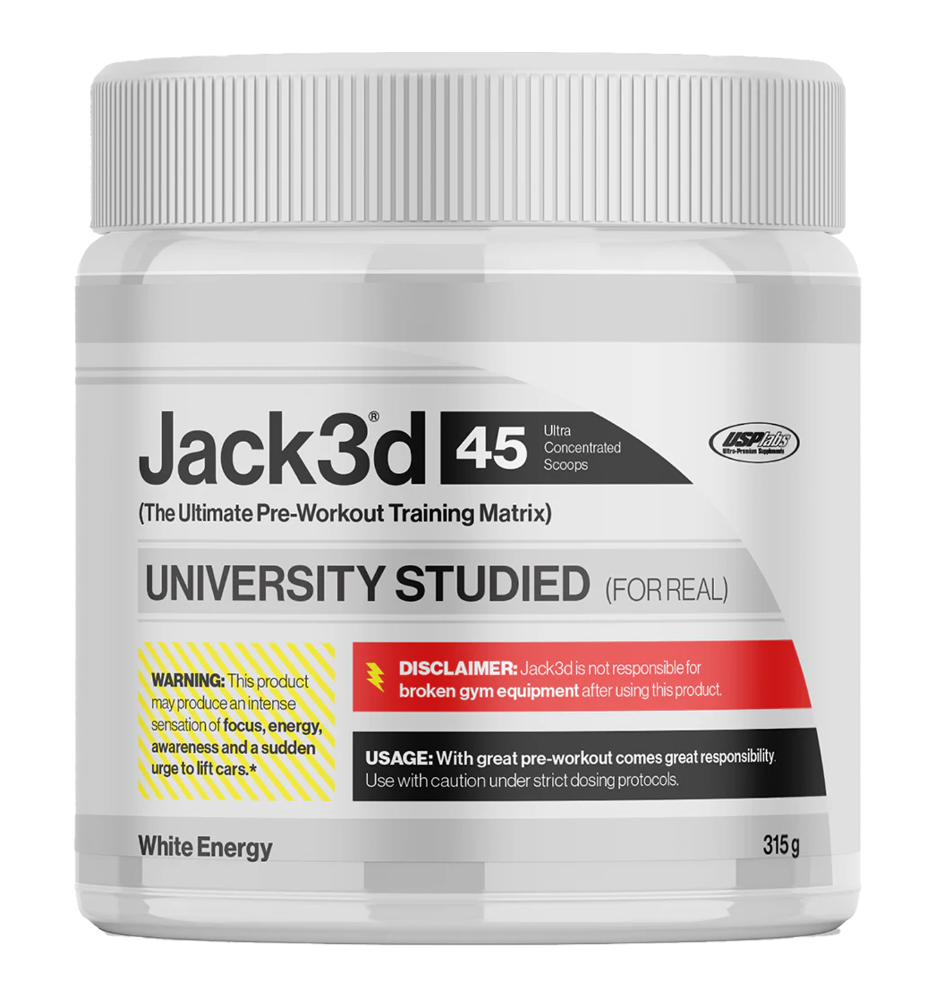 Jack3d Advanced - 45 servings / White Energy