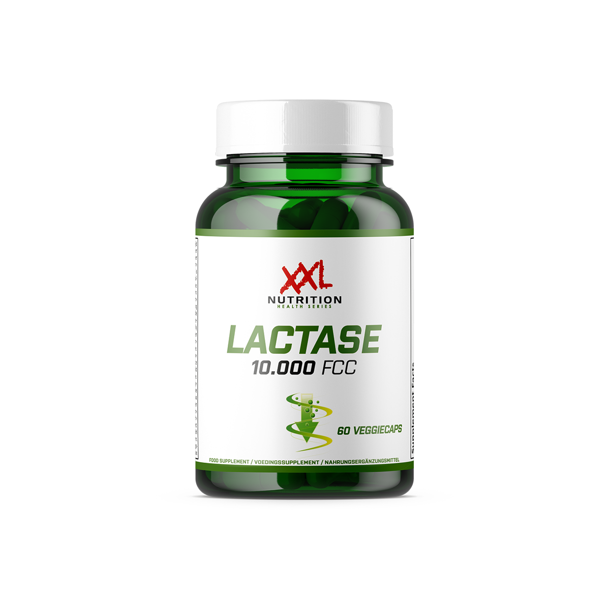 Lactase Enzym - 10.000 FCC - 60 capsules