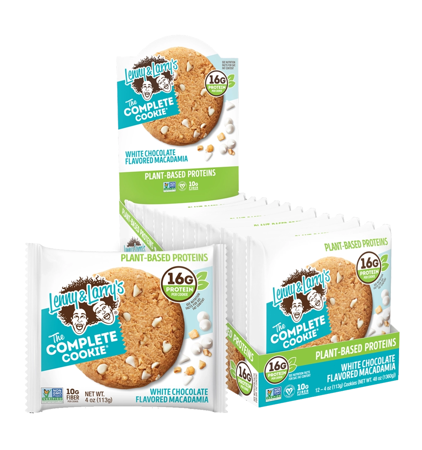 The Complete Cookie - 12x 113g / White Choco Macademia