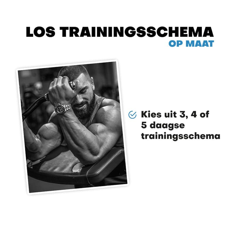 Trainingsschema (3,4,5 of 6 daagse)