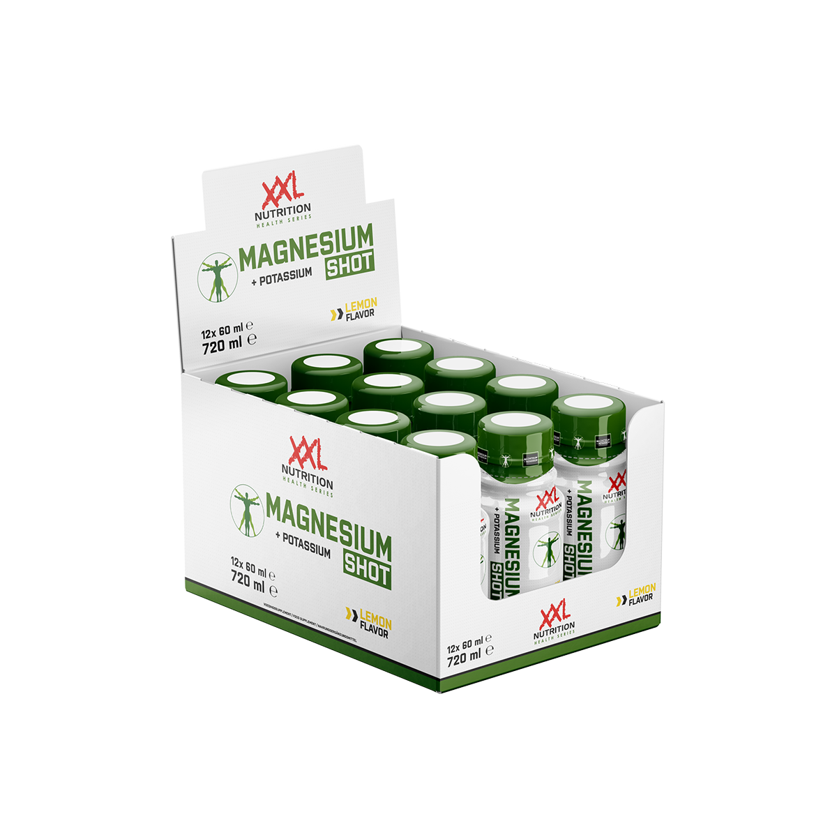 Tri-Magnesium Citraat Shot Lemon 1 shot - Citroen / Niet gespecificeerd / 12-pack