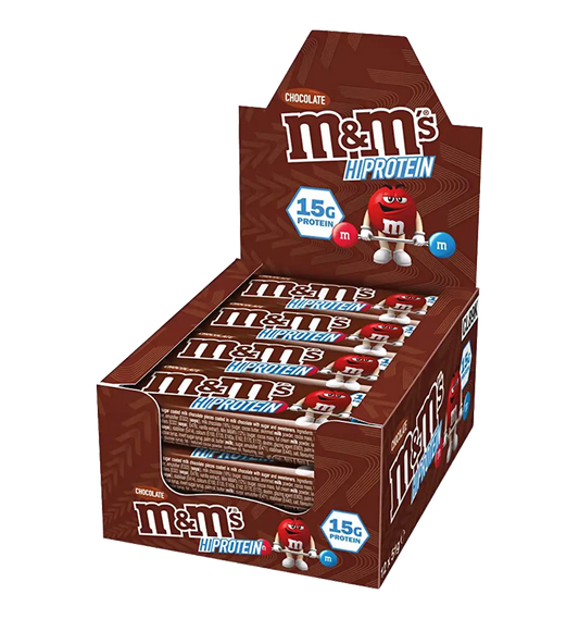M&M's Hi Protein Bar - 12 repen / Chocolade