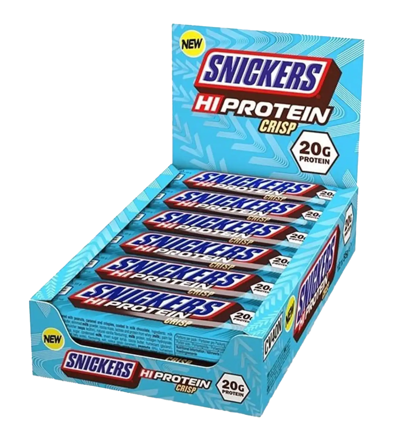 Snickers High Protein Crisp Bar - 12 repen - Milk Chocolate