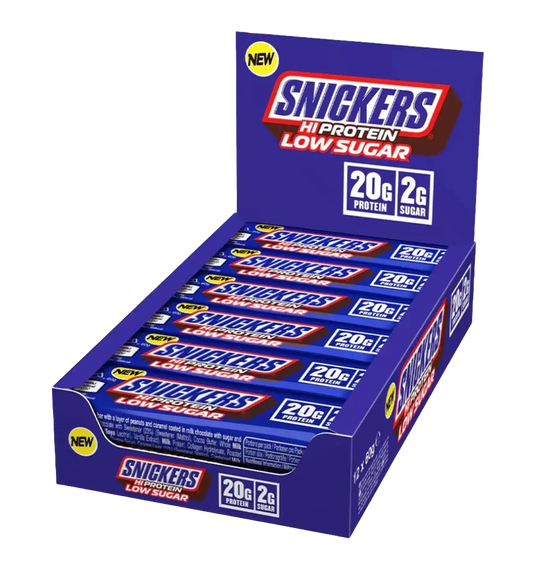 Snickers Low Sugar High Protein Bar - 12 repen / Milk Chocolate
