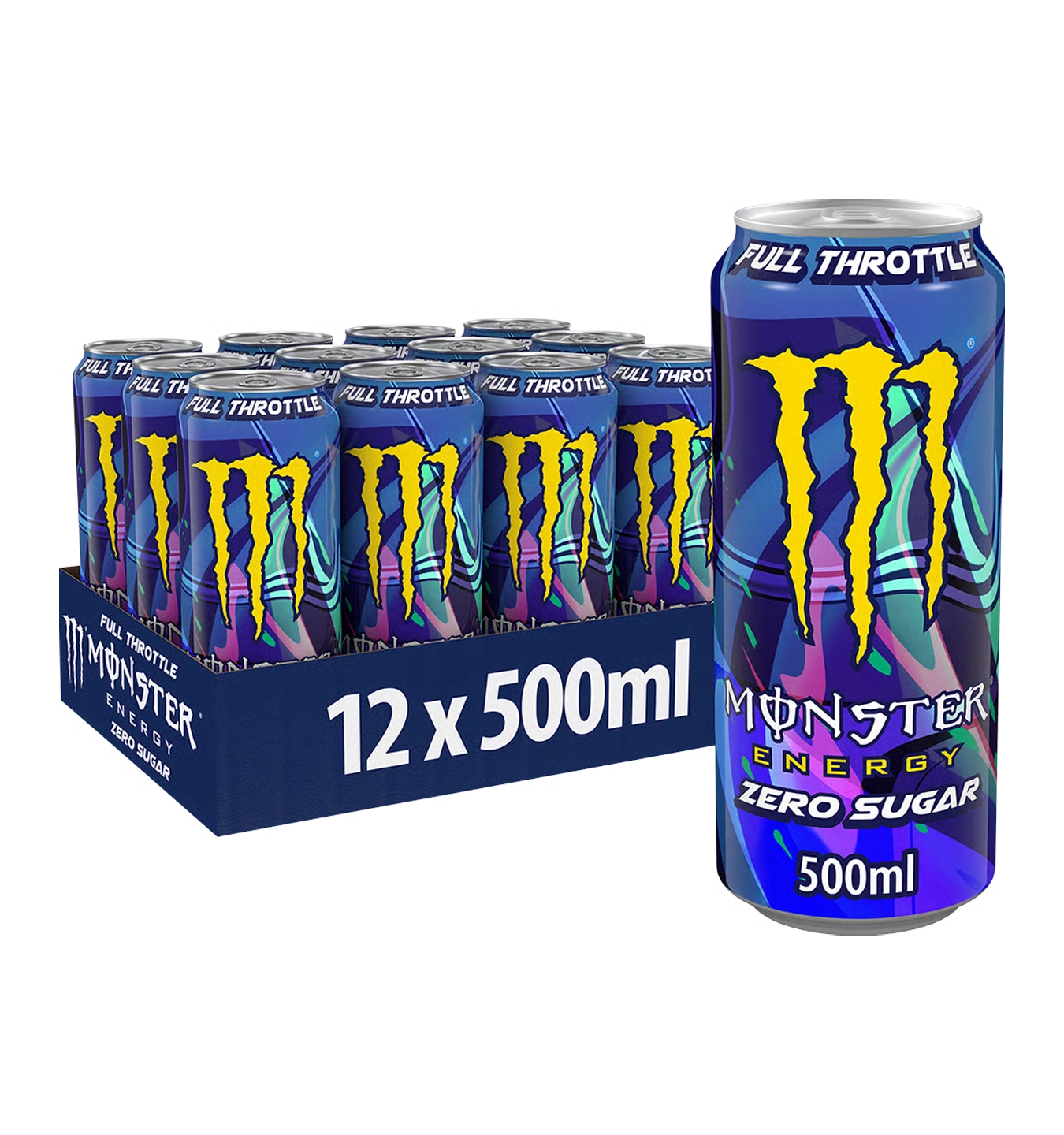 Monster Full Throttle Zero Sugar - -