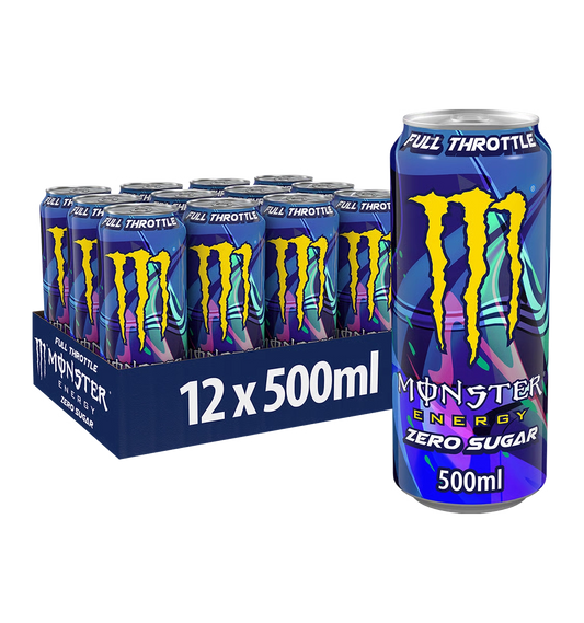 Monster Full Throttle Zero Sugar - -