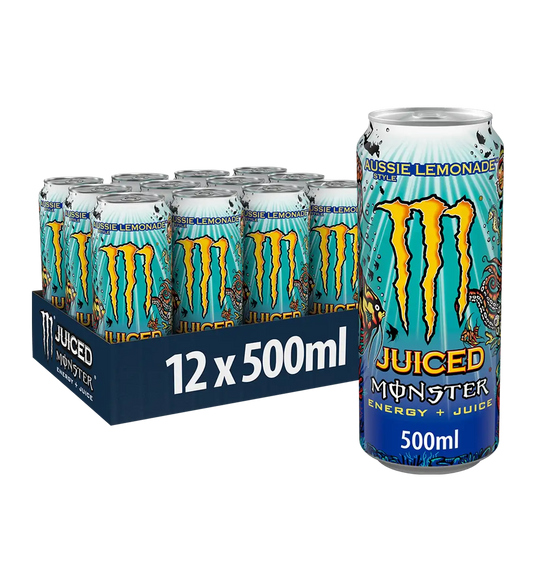 Monster Energy Juiced Aussie - 12x 500 ml - Lemonade
