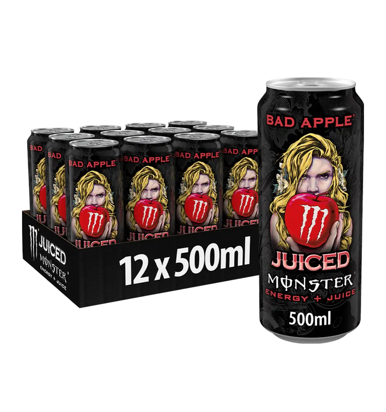 Monster Energy Juiced Bad Apple - 12x 500 ml - Bad Apple