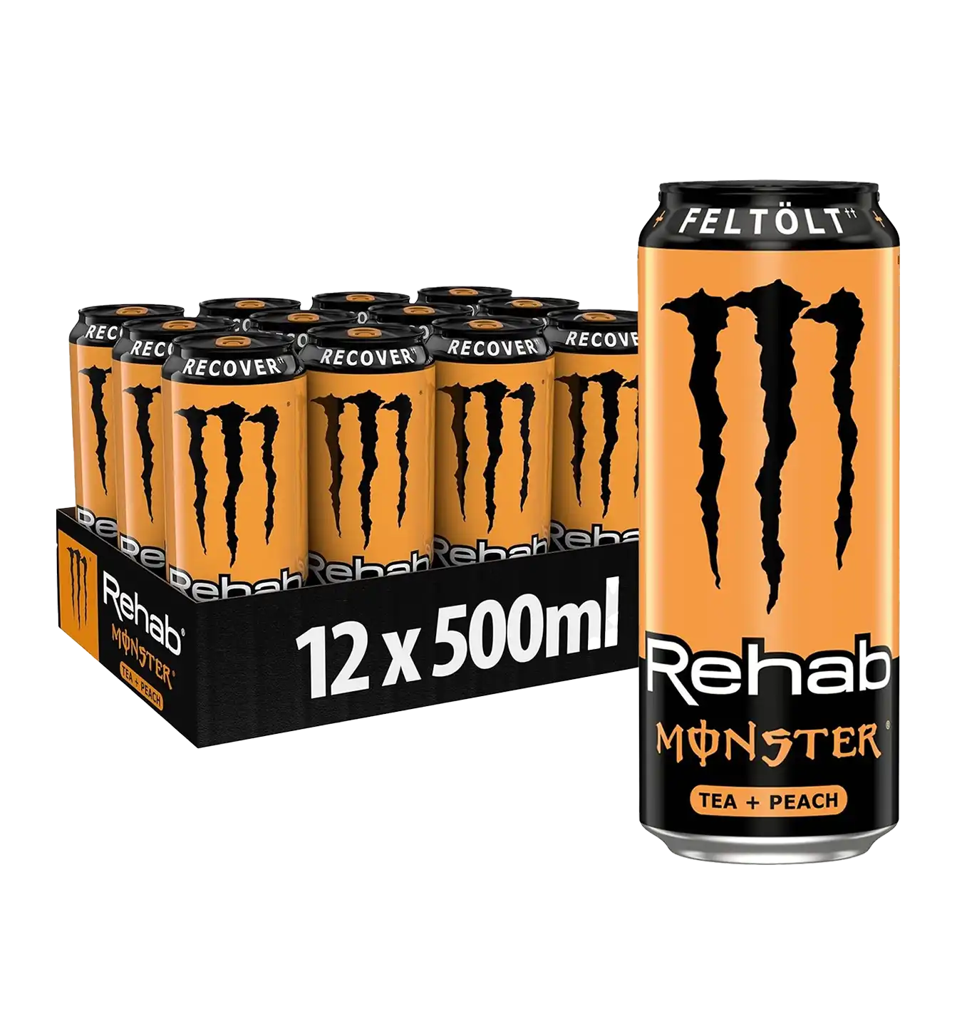 Monster Rehab - 12x 500 ml / Peach