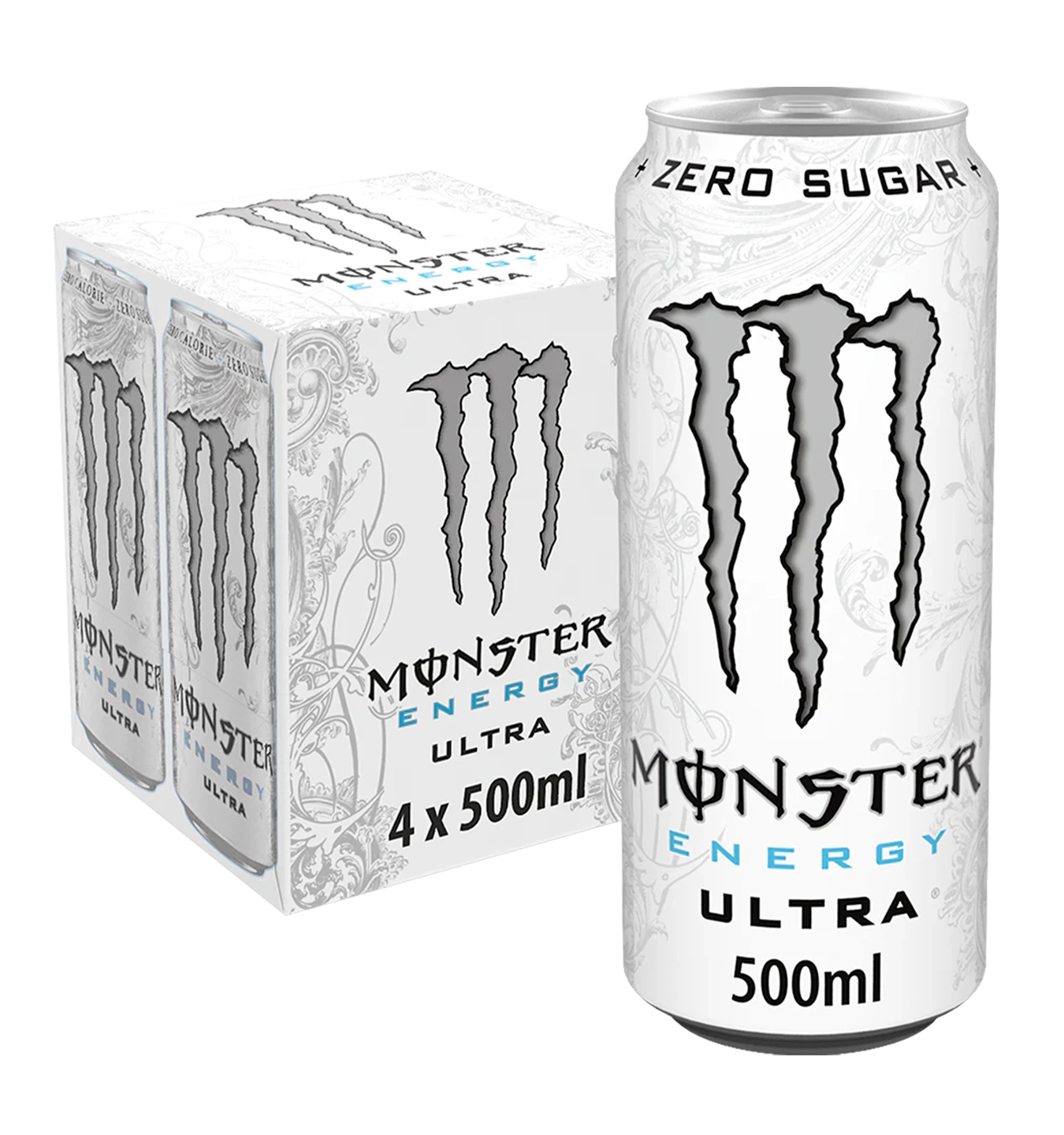 Monster Energy Ultra - 4x 500ml / Wit