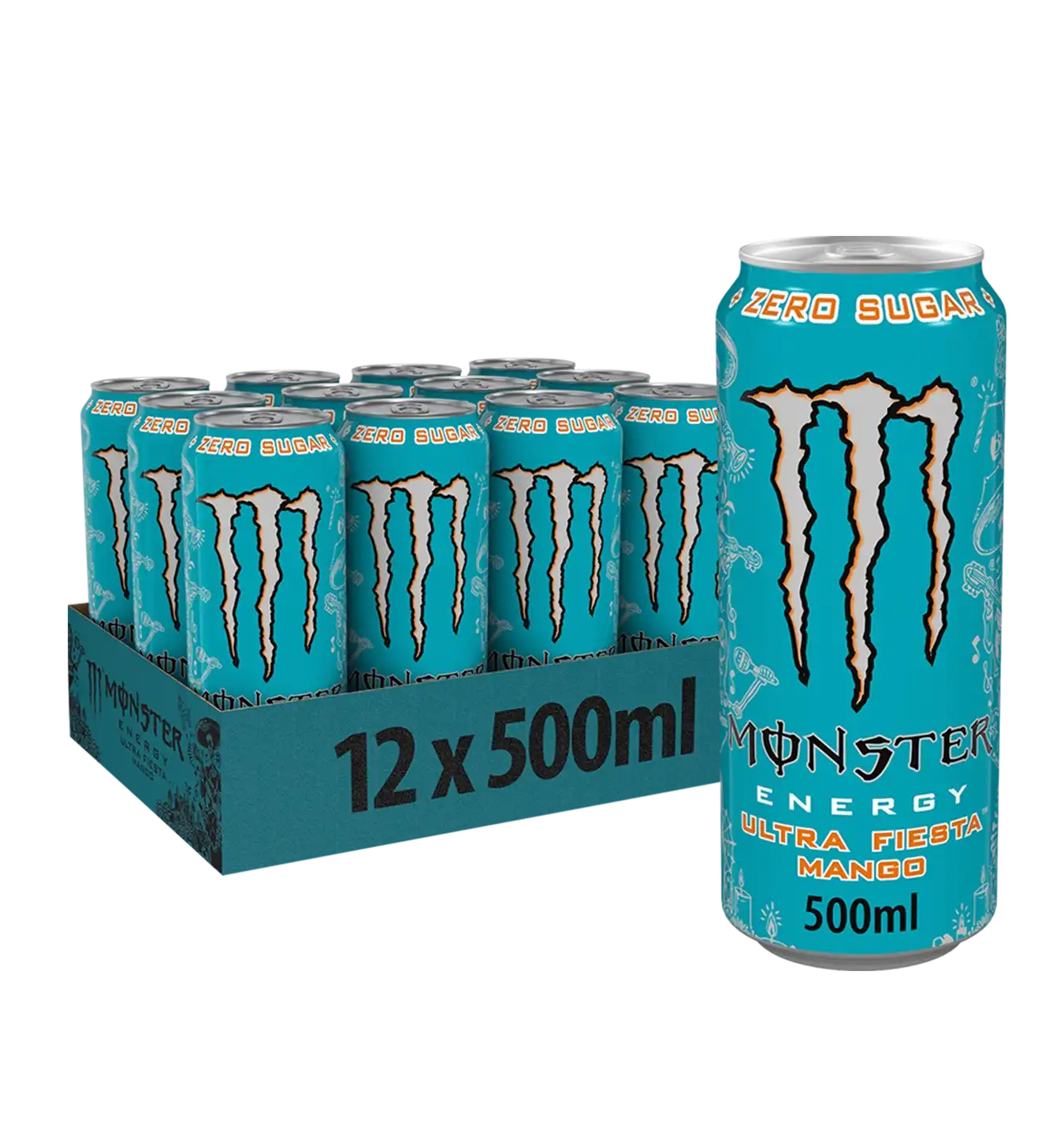 Monster Energy Ultra - 12x 500 ml / Fiesta