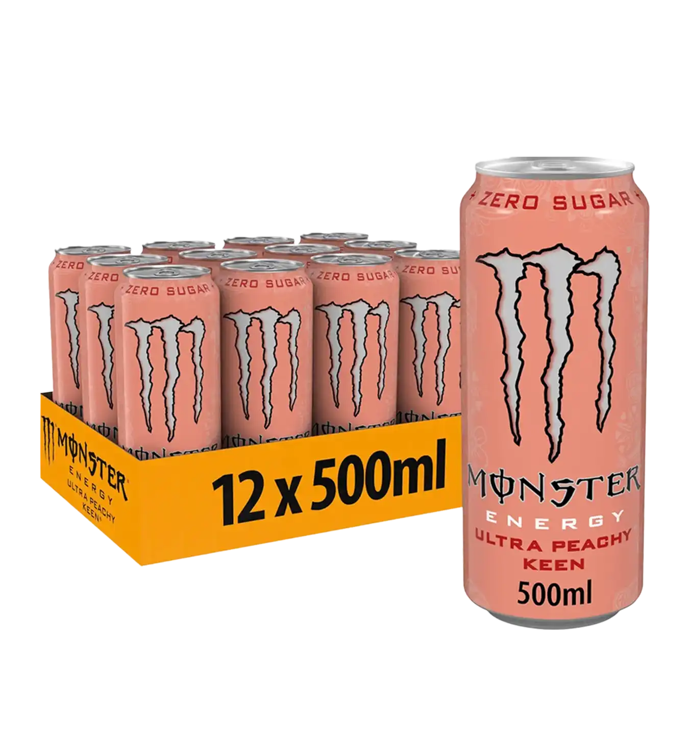 Monster Energy Ultra - 12x 500 ml / Peachy Keen