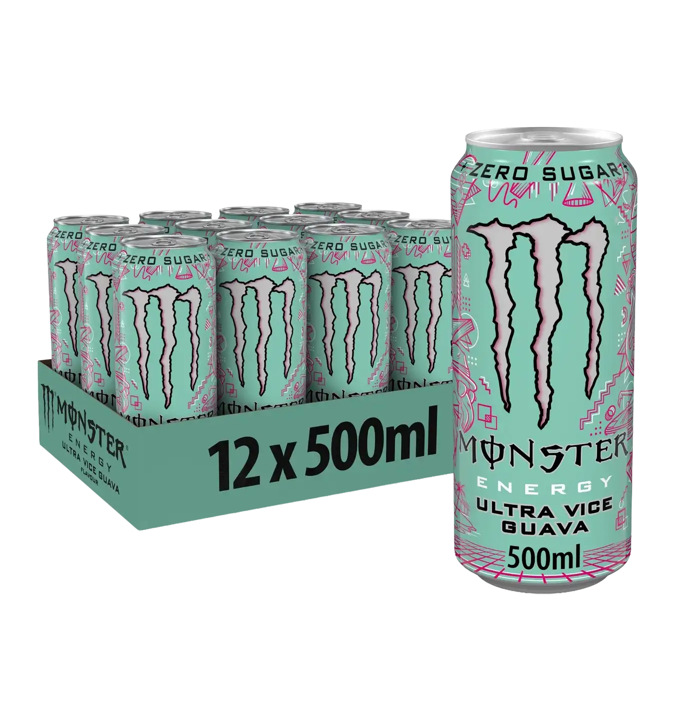 Monster Energy Ultra - 12x 500 ml / Vice Guava
