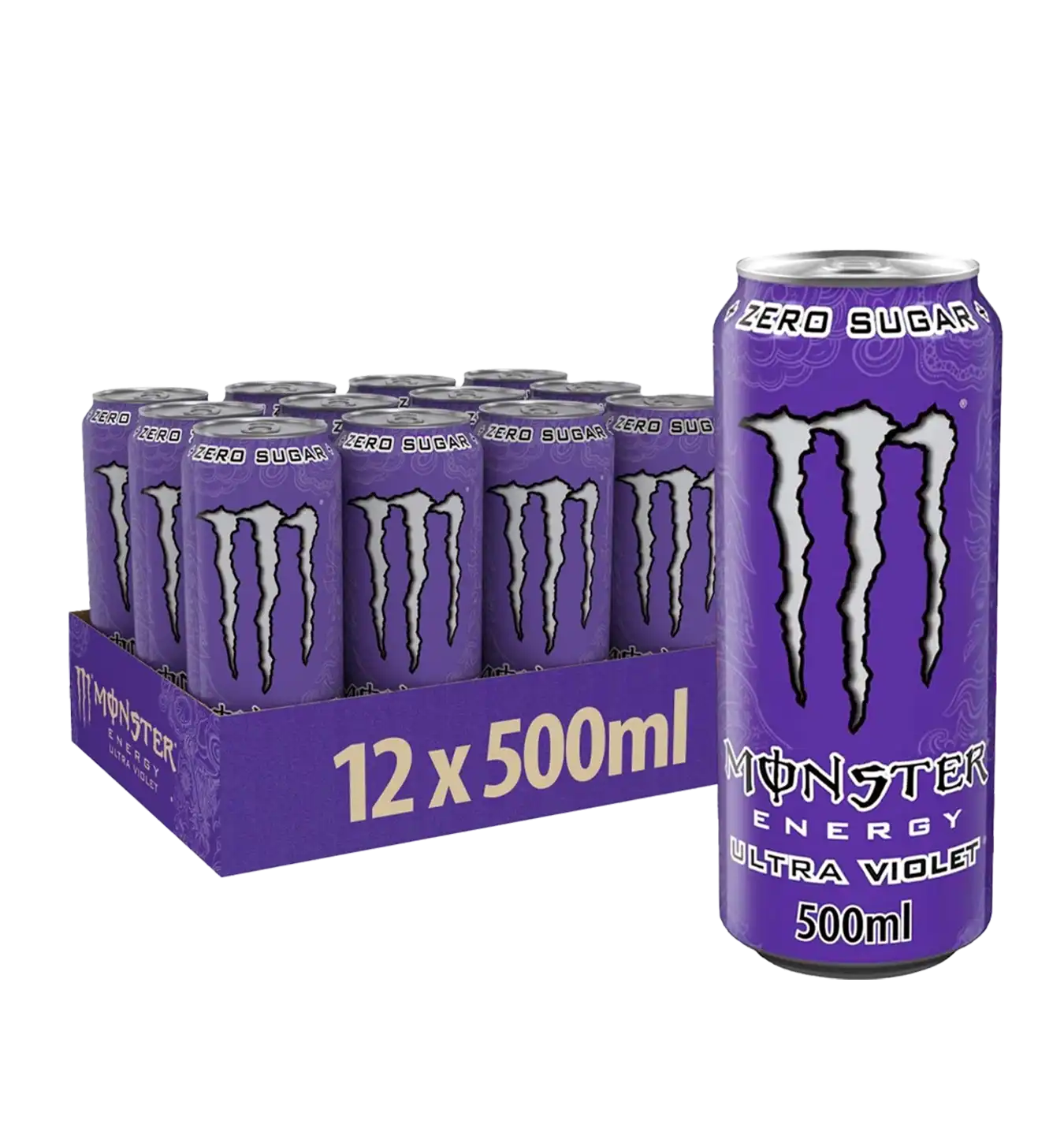 Monster Energy Ultra - 12x 500 ml / Violet