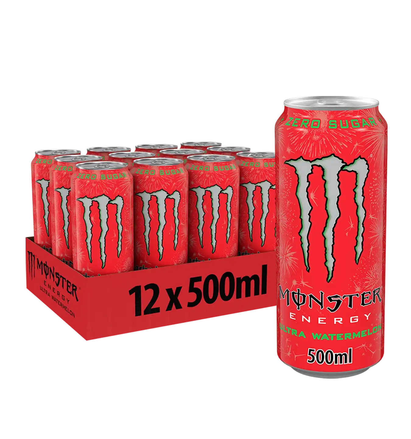 Monster Energy Ultra - 12x 500 ml / Watermelon
