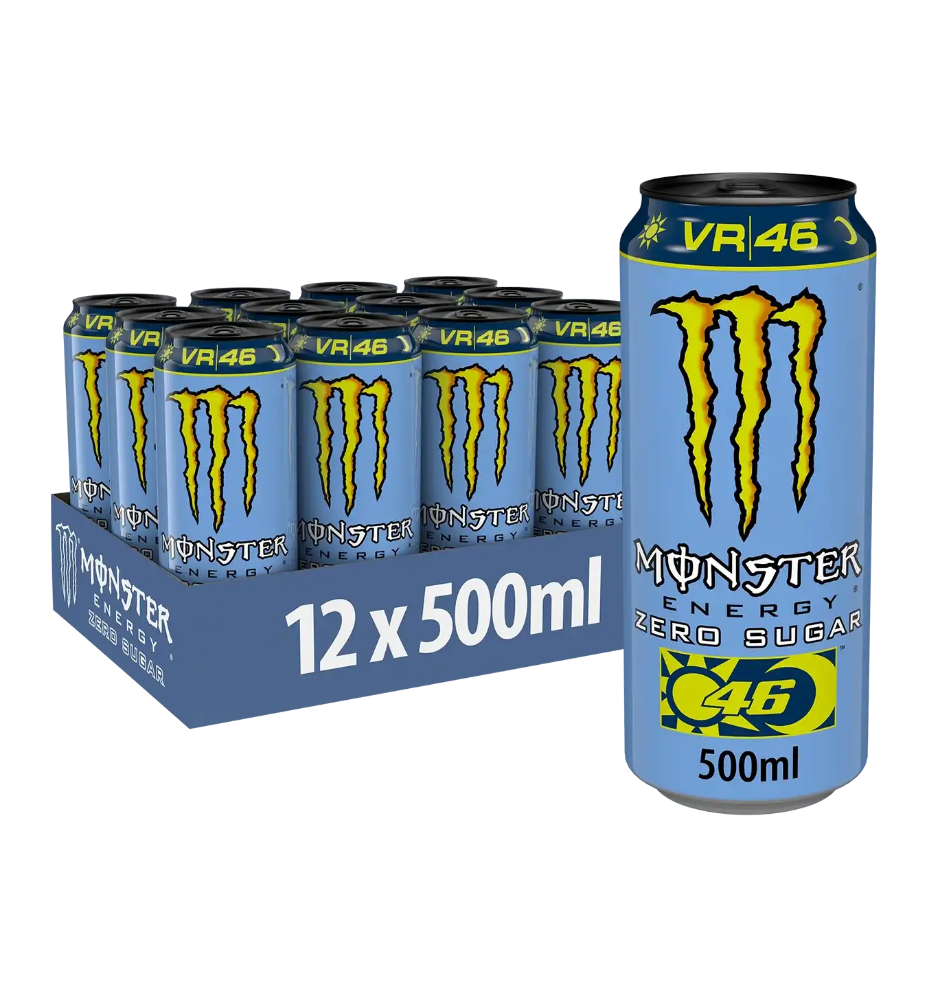 Monster Energy VR46 Zero Sugar - 12x 500 ml - Citrus