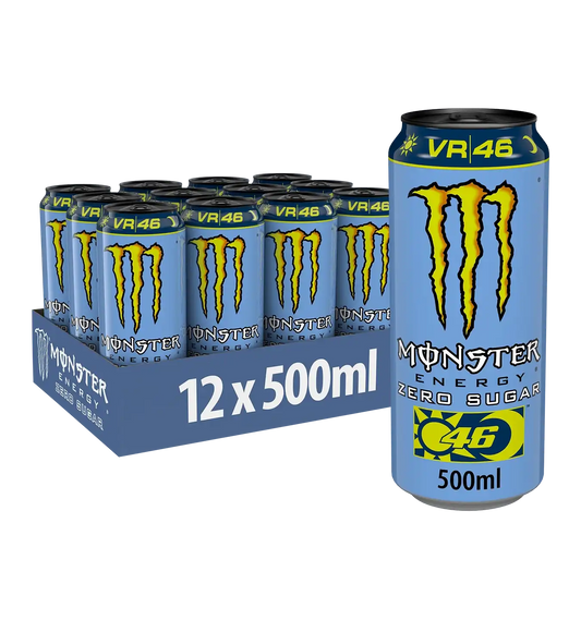 Monster Energy VR46 Zero Sugar - 12x 500 ml - Citrus