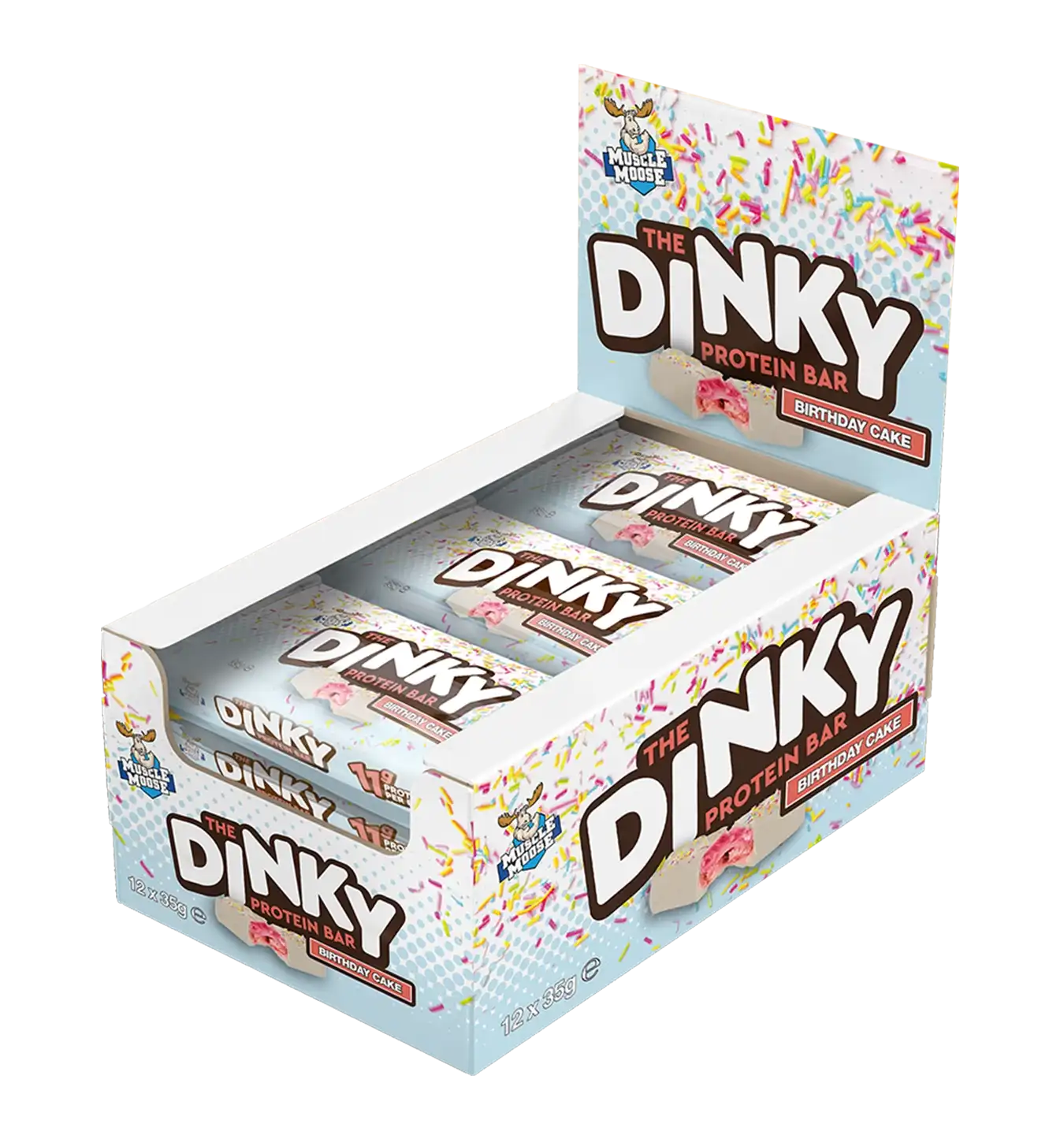 The Dinky Protein Bar - 12 repen / Birthday Cake
