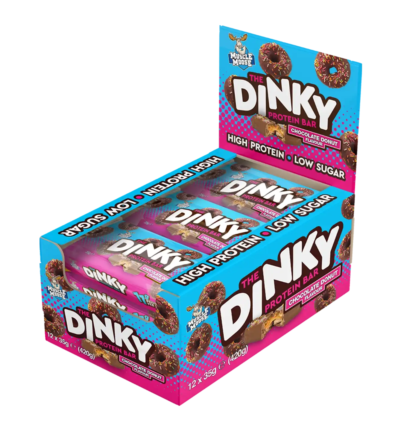 The Dinky Protein Bar - 12 repen / Chocolate Donut