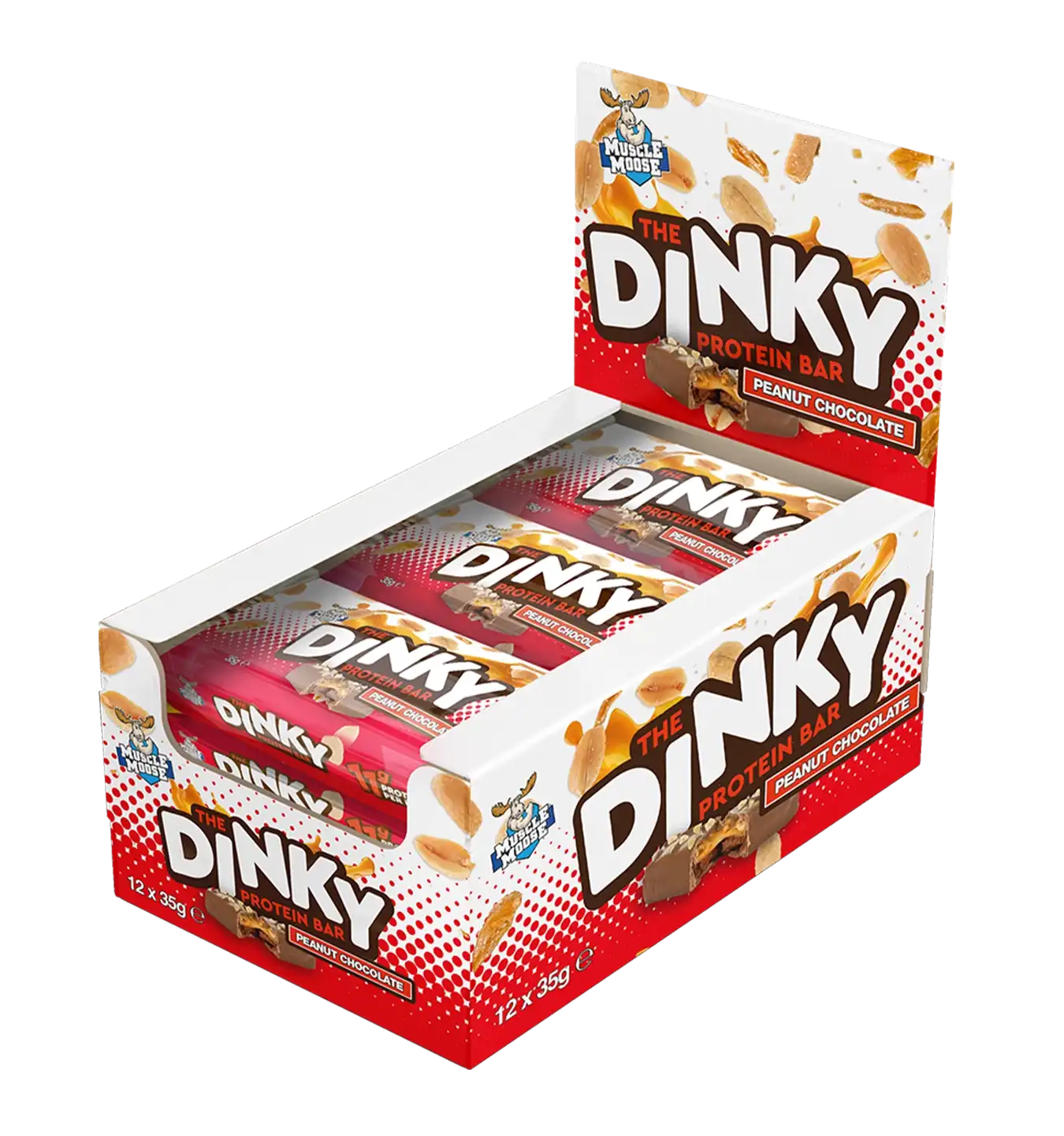 The Dinky Protein Bar - 12 repen / Peanut Chocolate