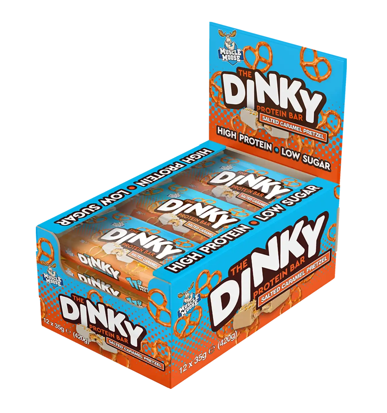 The Dinky Protein Bar - 12 repen / Salted Caramel Pretzel