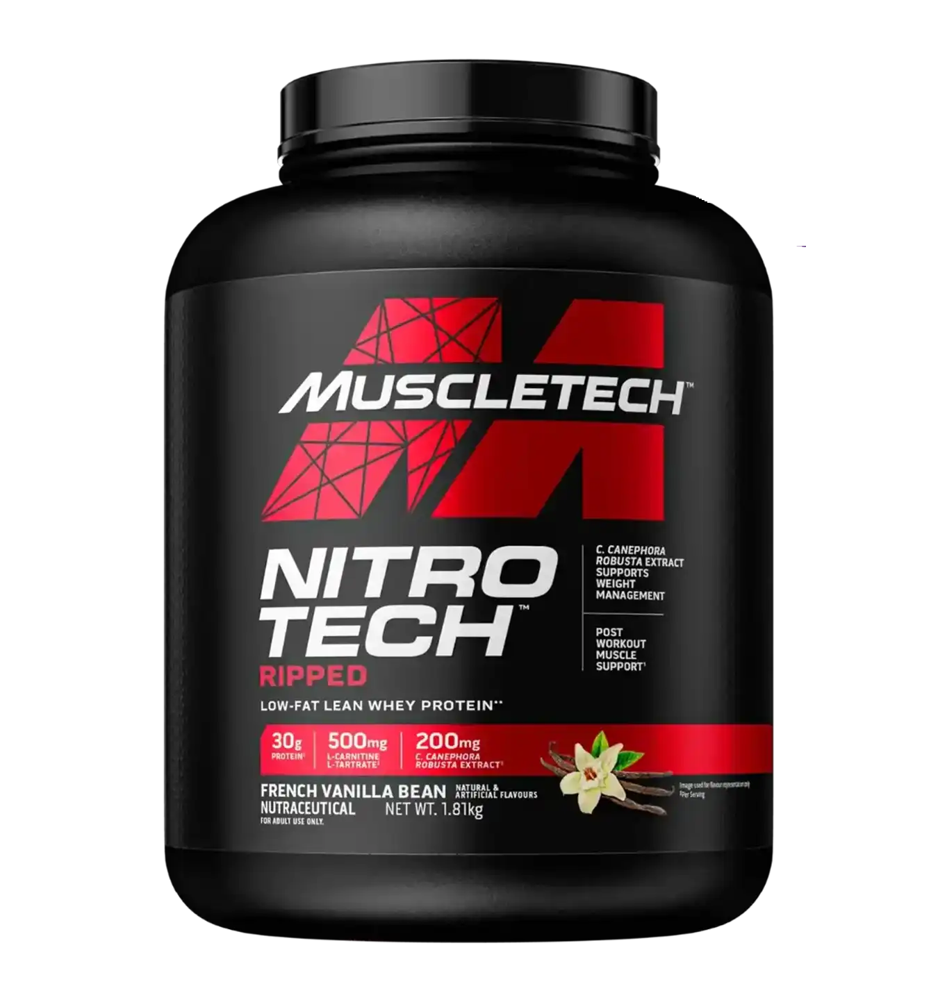 Nitro Tech Ripped - 1810 g / Vanille
