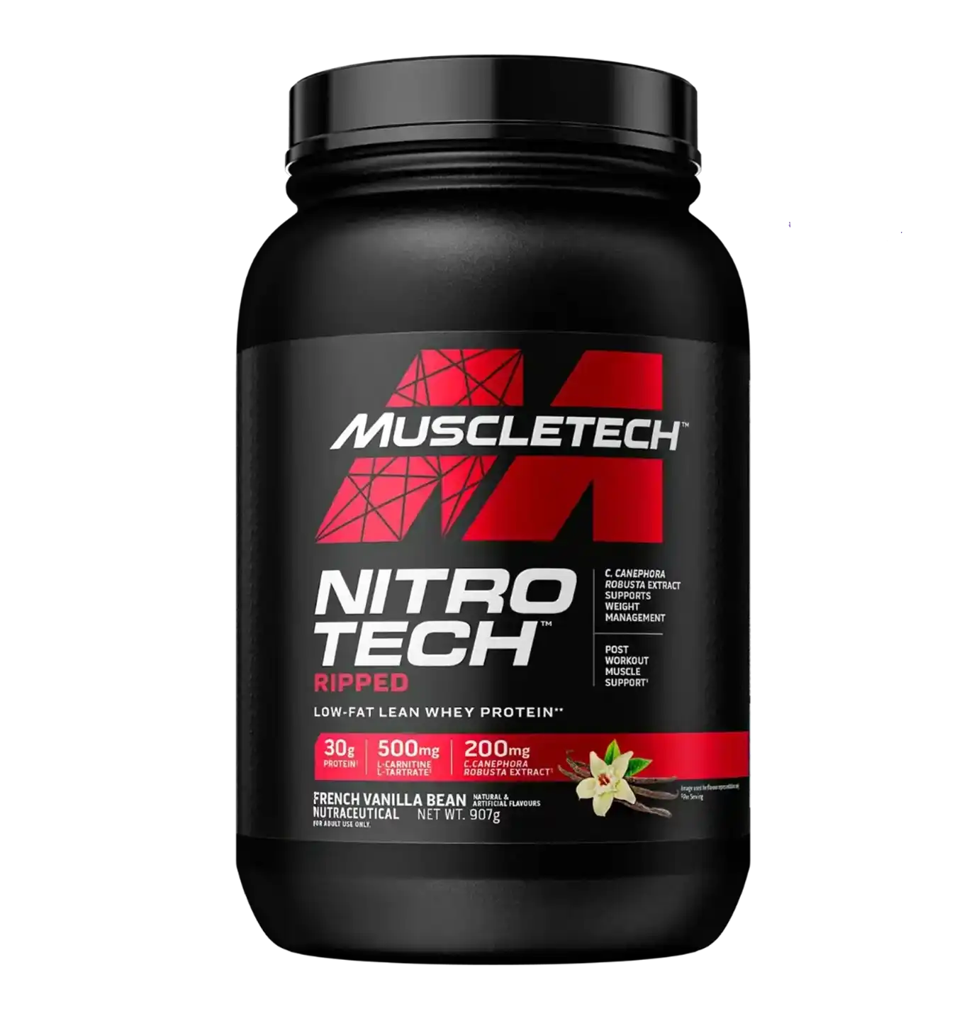 Nitro Tech Ripped - 907 g / Vanille